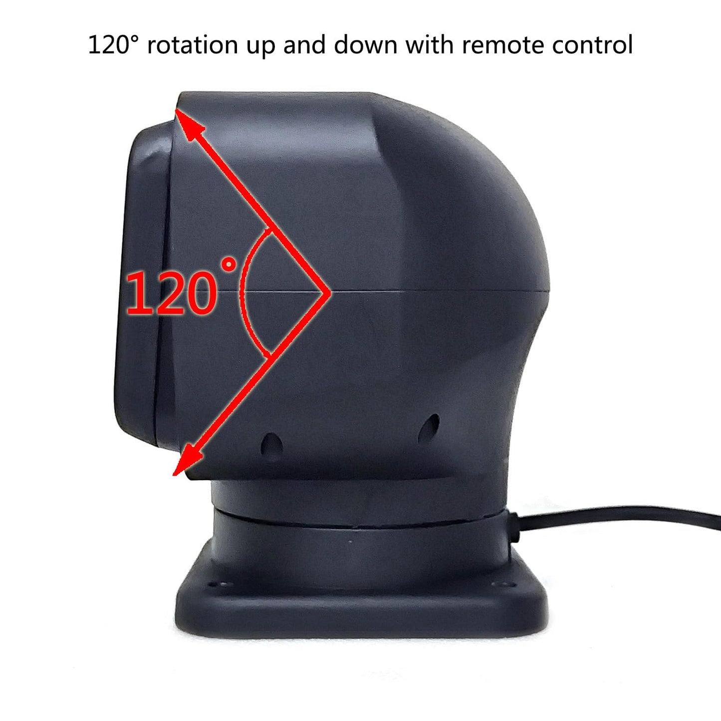 6 Inch 70W Led Search Light With Remote Control 360 Degrees Rotating 9-32V Magnetic Base Work Light Spot Driving Fog Light For Hunting Camping Offroad Truck Boat Fishing