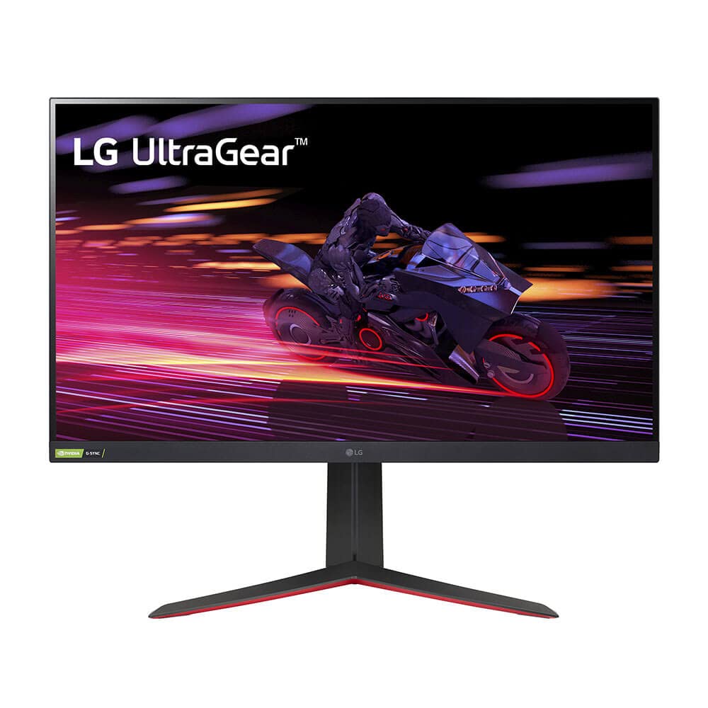 LG Ultragear 32GP750-B 32" QHD Gaming Monitor, 165Hz, 1ms, G-SYNC, FreeSync, Adjustable, Black