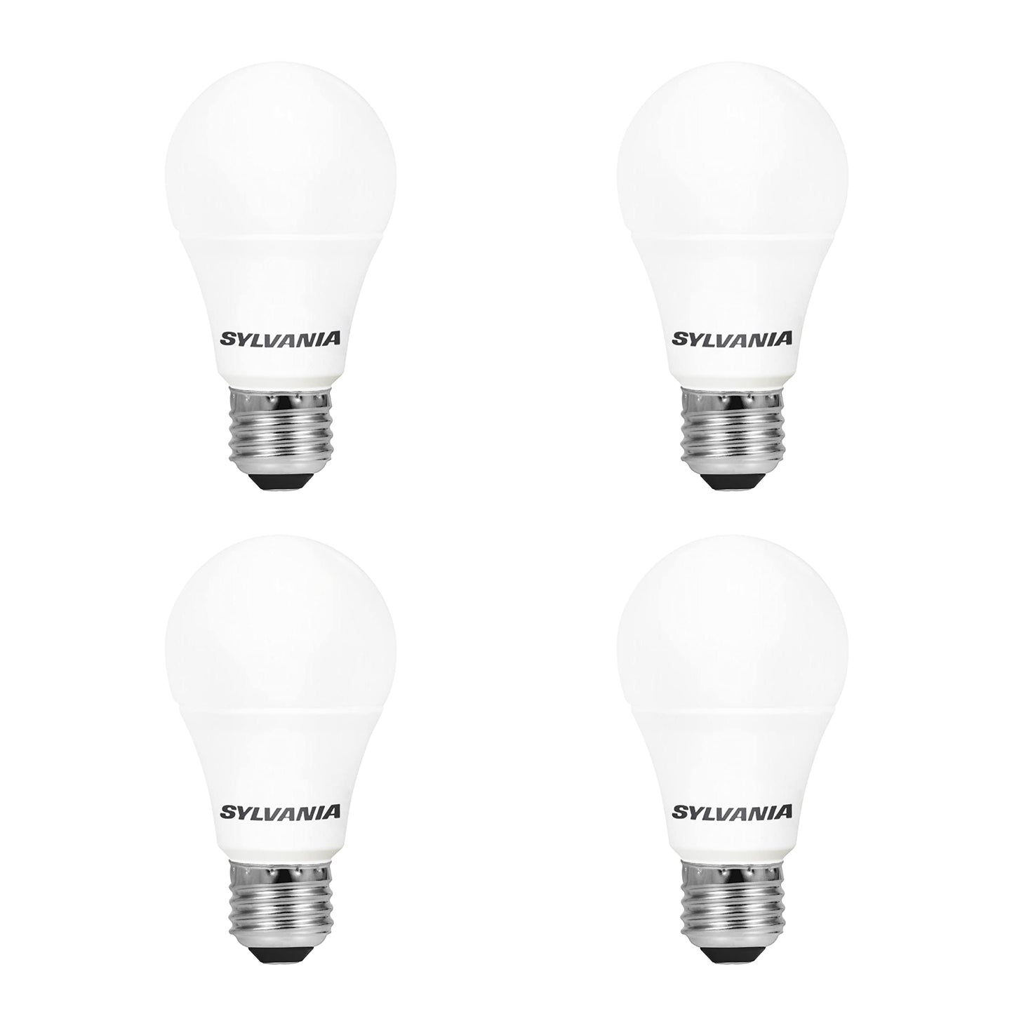 Ledvance Sylvania Led A19 Light Bulb, 60W Equivalent, Soft White, 8.5W, 4 Pack, Medium Base, Model 73888