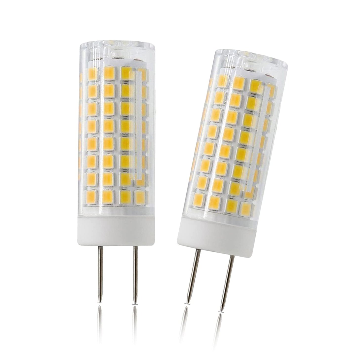 Zssxoled G8 Led Bulb Dimmable 7W Equivalent To G8 Halogen Bulb 75W-80W  Gy8.6 /G8 Bi-Pin Base Light Bulb Ac 120V G8 Bulb For Under Cabinet Light  Under Counter Kitchen Lighting Warm White 3000K 2Pack
