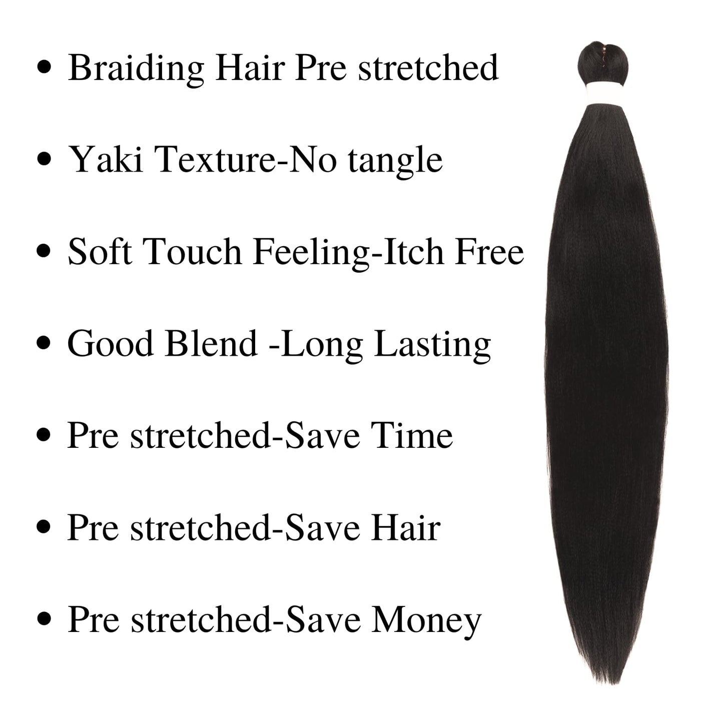 Black Braiding Hair Pre stretched Boho Hair for Mermaid Braiding Hair Extensions Micro Curl Boho Braids Curly Crochet Bohemian B