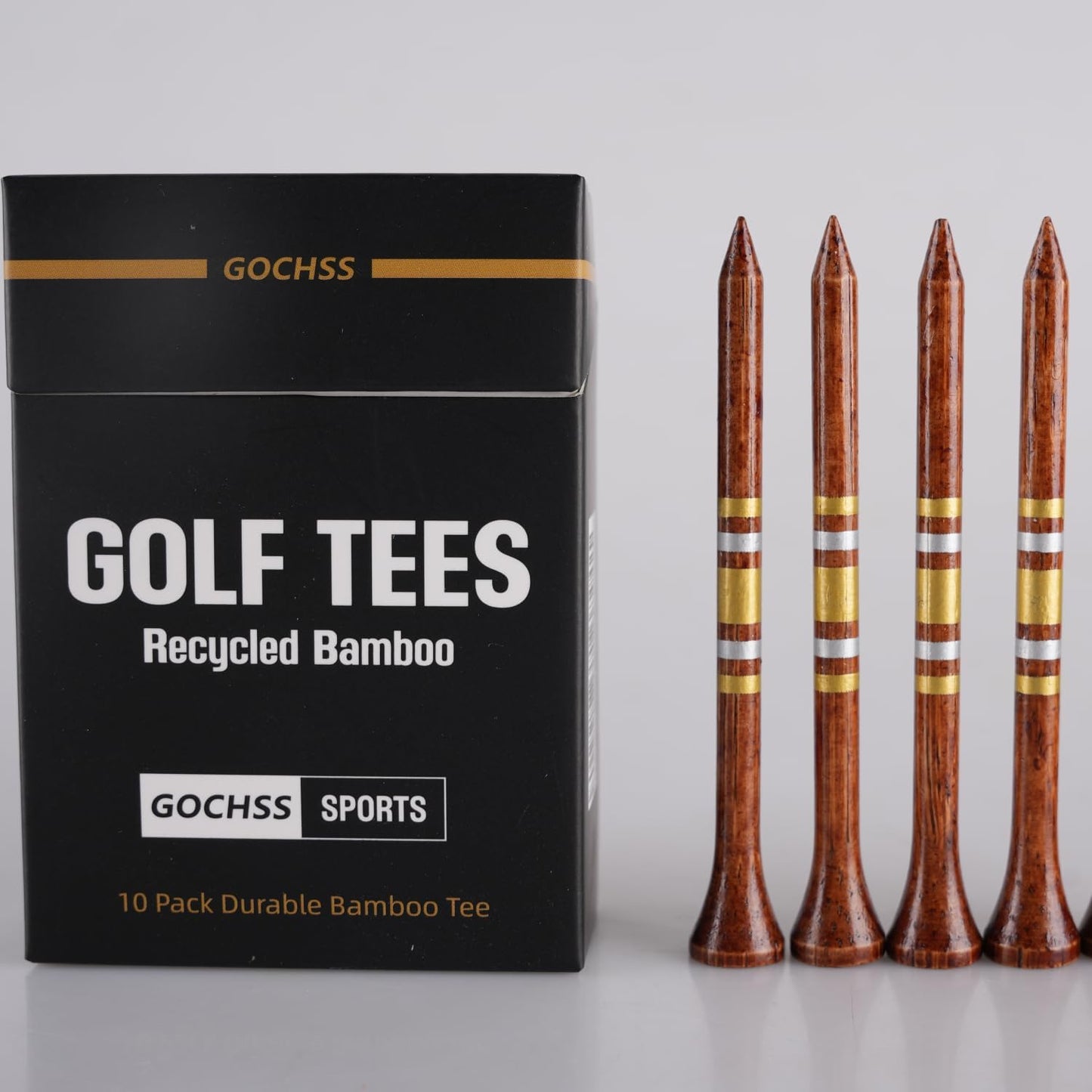 Premium Bamboo Golf Tees (83mm)
