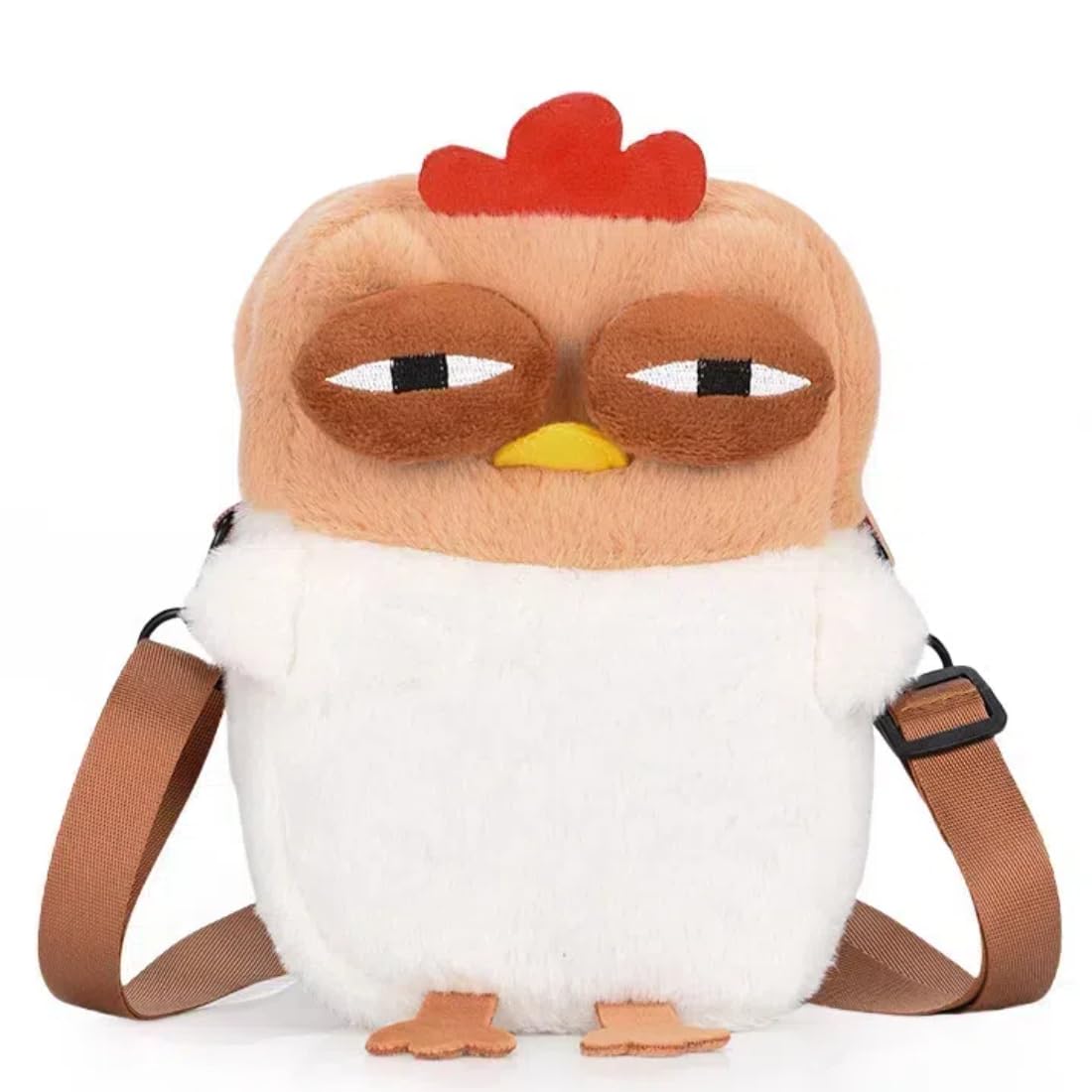 Cute Chick Purse for Girls, Mini Novelty Kids Purse, Kawaii Plush Anime Crossbody Bag for Little Girls, Teen Girls Trendy Stuff, Girls Crossbody Fluffy Purse for Kids, Perfect Gifts for Child