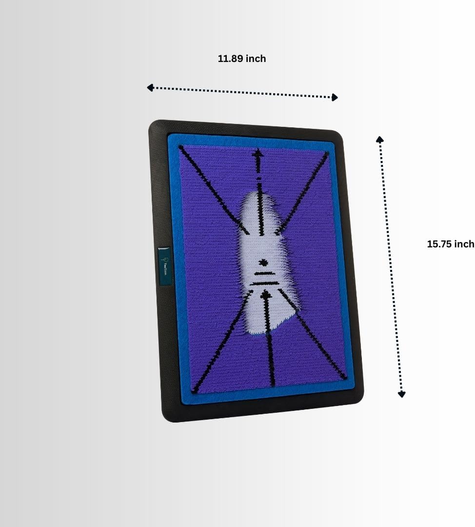 TeeTime Golf Practice Mat - Patent Pending - Instant Swing Path Feedback - Indoor-Outdoor with Carry Clip