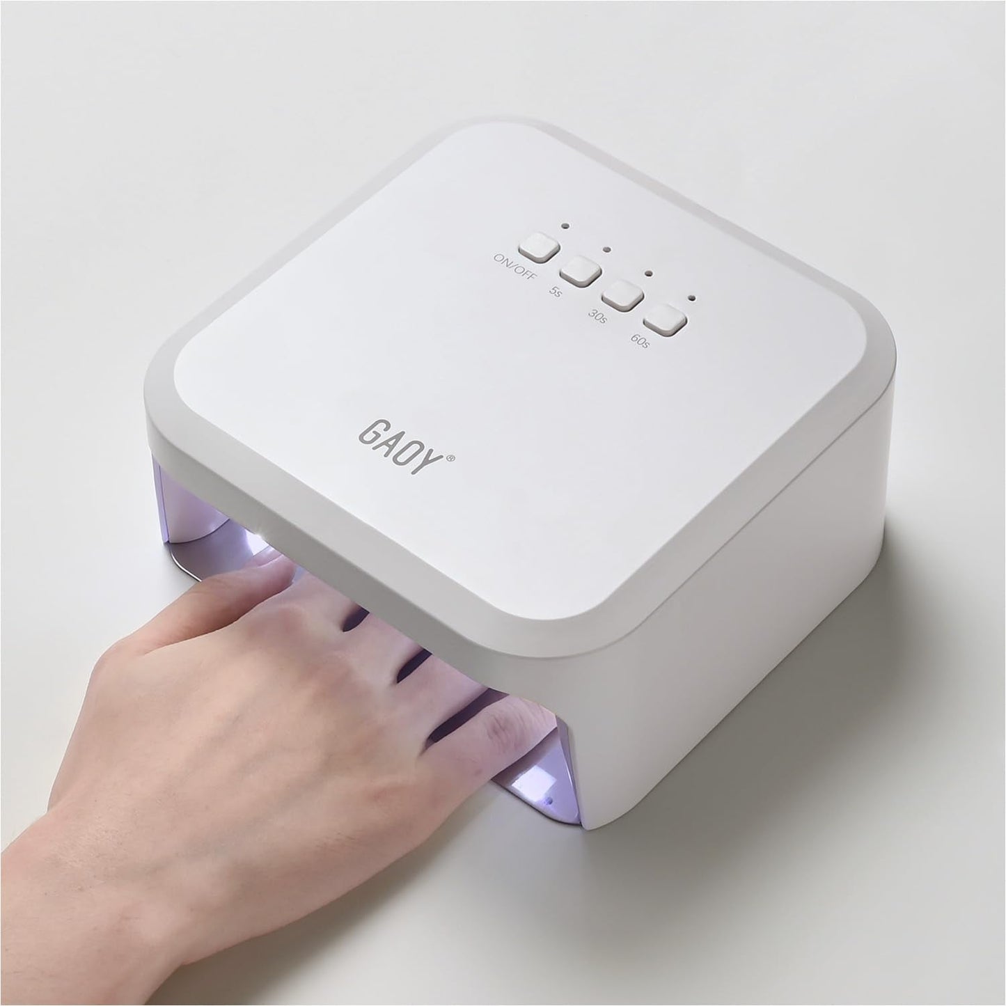 GAOY UV Light for Gel Nails, Professional Nail Dryer with Infrared Sensor and 3 Timers, Fast Curing Lamp for Salon and Manicure