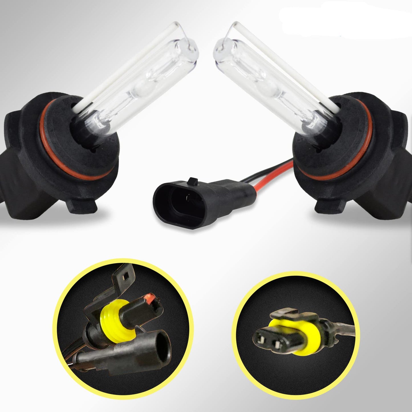 Innovited HID Xenon Replacement Bulbs - H10 9145 9140 - 6000K Diamond White - 1 Pair