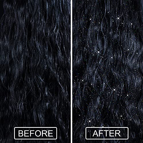 Lezero Body Glitter Spray, Temporary Shiny Hairspray for Face, Hair, Clothing, Long Lasting Quick-Drying Shimmer Mist for ...