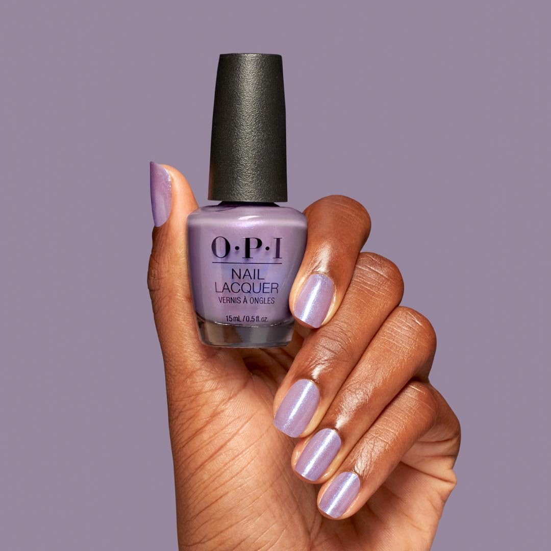OPI Nail Lacquer Grape Escape | Sheer Pastel Purple Shimmer Chip Resistant Nail Polish | OPI'm Dreaming Collection