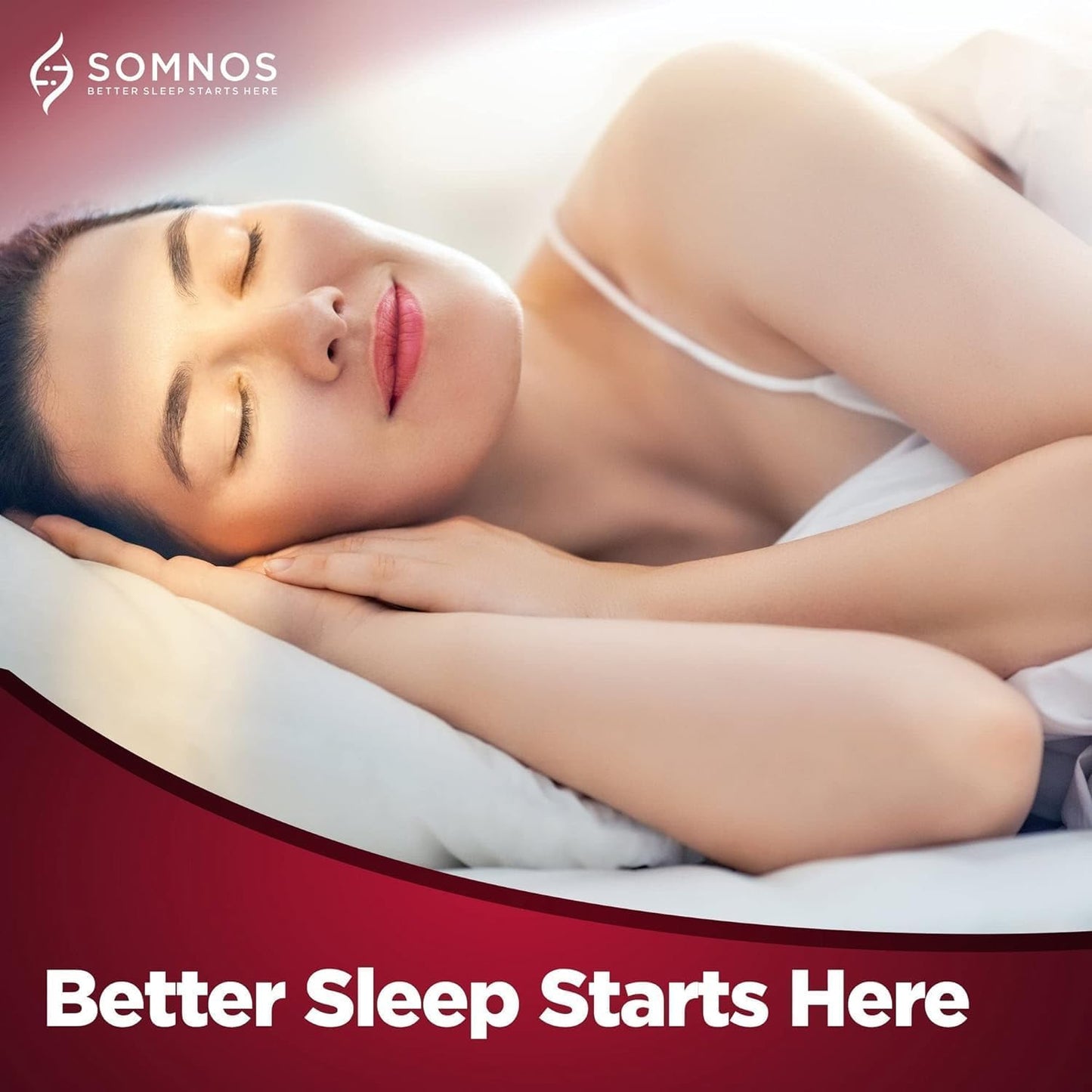 Somnos Anti Snore Mouthguard - Adjustable Sleep Mouth Guard for Snoring - Lightweight, Comfortable, and Effective for Reducing Snoring - Better Sleep Starts Here™ - Large Size …