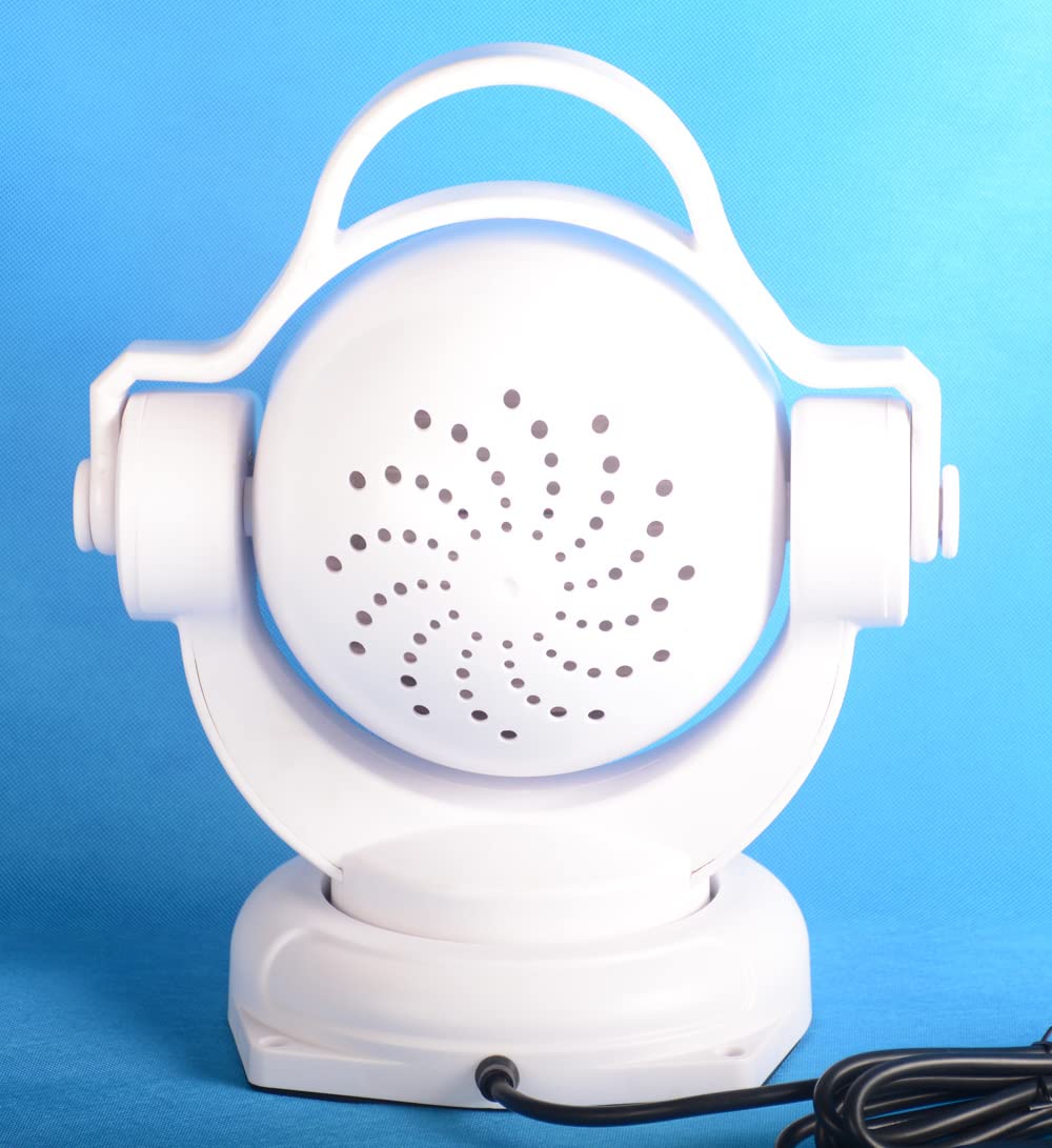 FSYF LED Searchlight 60W 11 Inch Remote Control 360° Rotating White Polycarbonate Boat Light Model d44aaa27-1a27-4124-aff6-735802