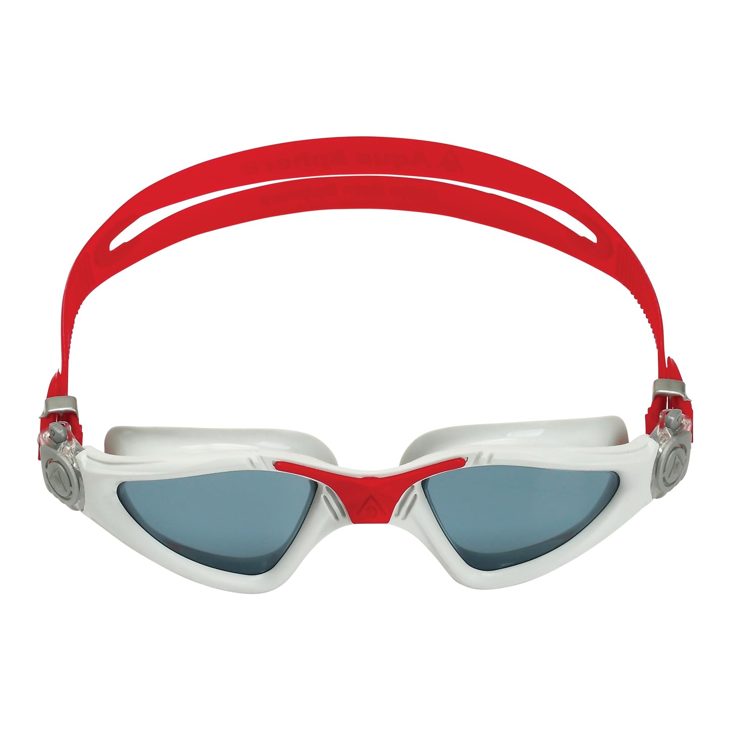 Aqua Sphere Kayenne Swim Goggles with Smoke Lens (Red/Silver)