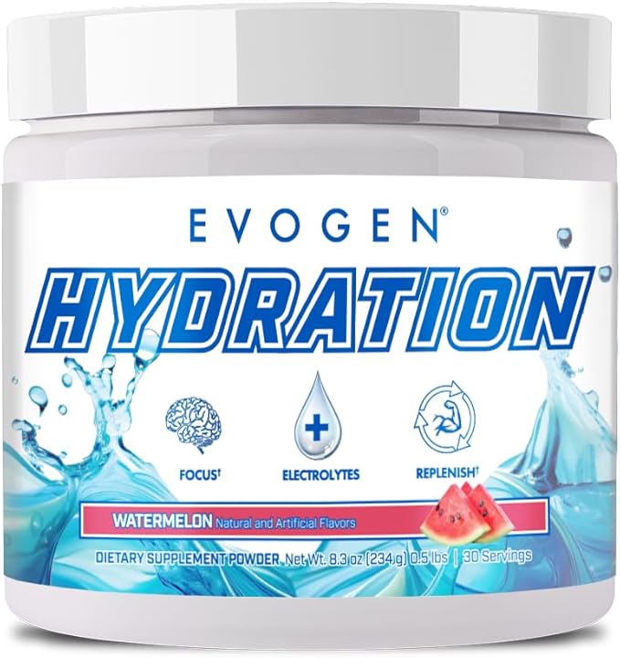 Evogen Hydration - Electrolytes Powder | Sugar-Free Electrolyte Powder Supplement for Hydration, Energy, and Recovery | Co...