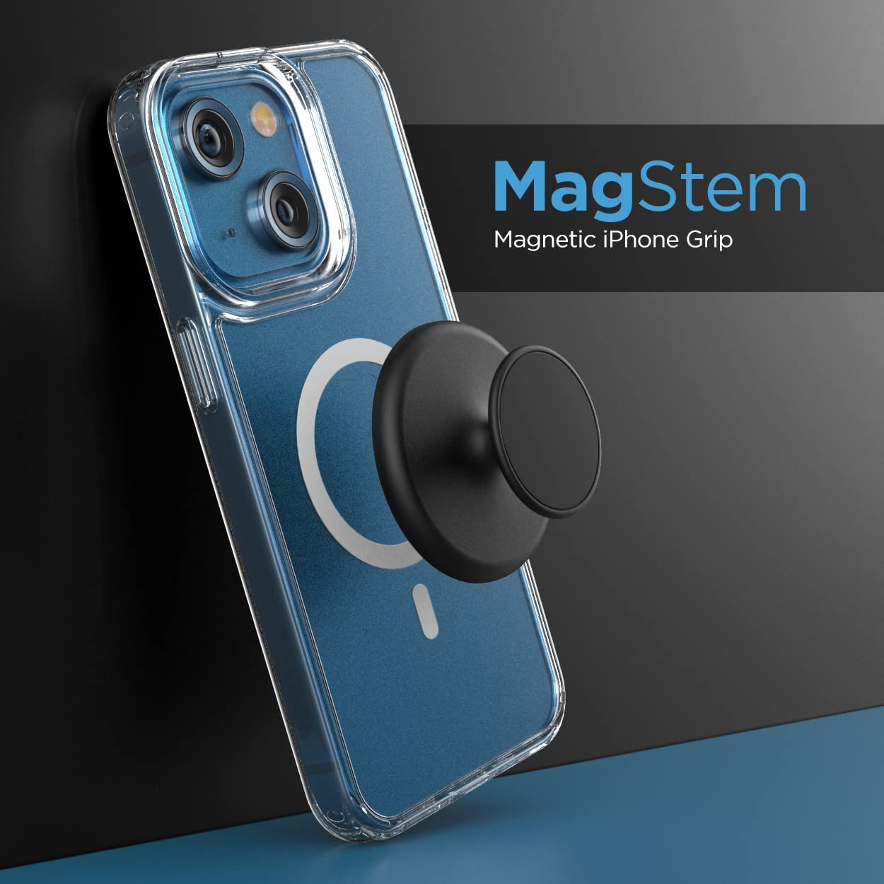 Encased Magnetic Phone Grip - Designed For Magsafe, Iphone 16/15 Pro Max And Iphone 14/13/12 Cases And Accessories (2-In-1 Holde