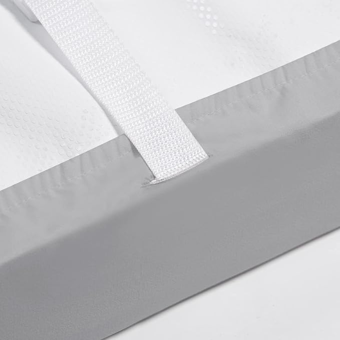 PHF Baby Changing Pad Covers for Boys Girls, 2 Pack Ultra Soft Breathable Microfiber Changing Pad Table Sheets for Most Baby Changing Pads, Grey & Grey