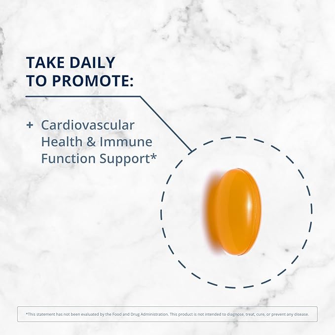 Metagenics Vitamin D3 + K - for Immune Support, Bone Health & Heart Health* - Vitamin D with MK-7 (Vitamin K2) - Non-GMO - Gluten-Free - 60 Softgels - 5,000 IU