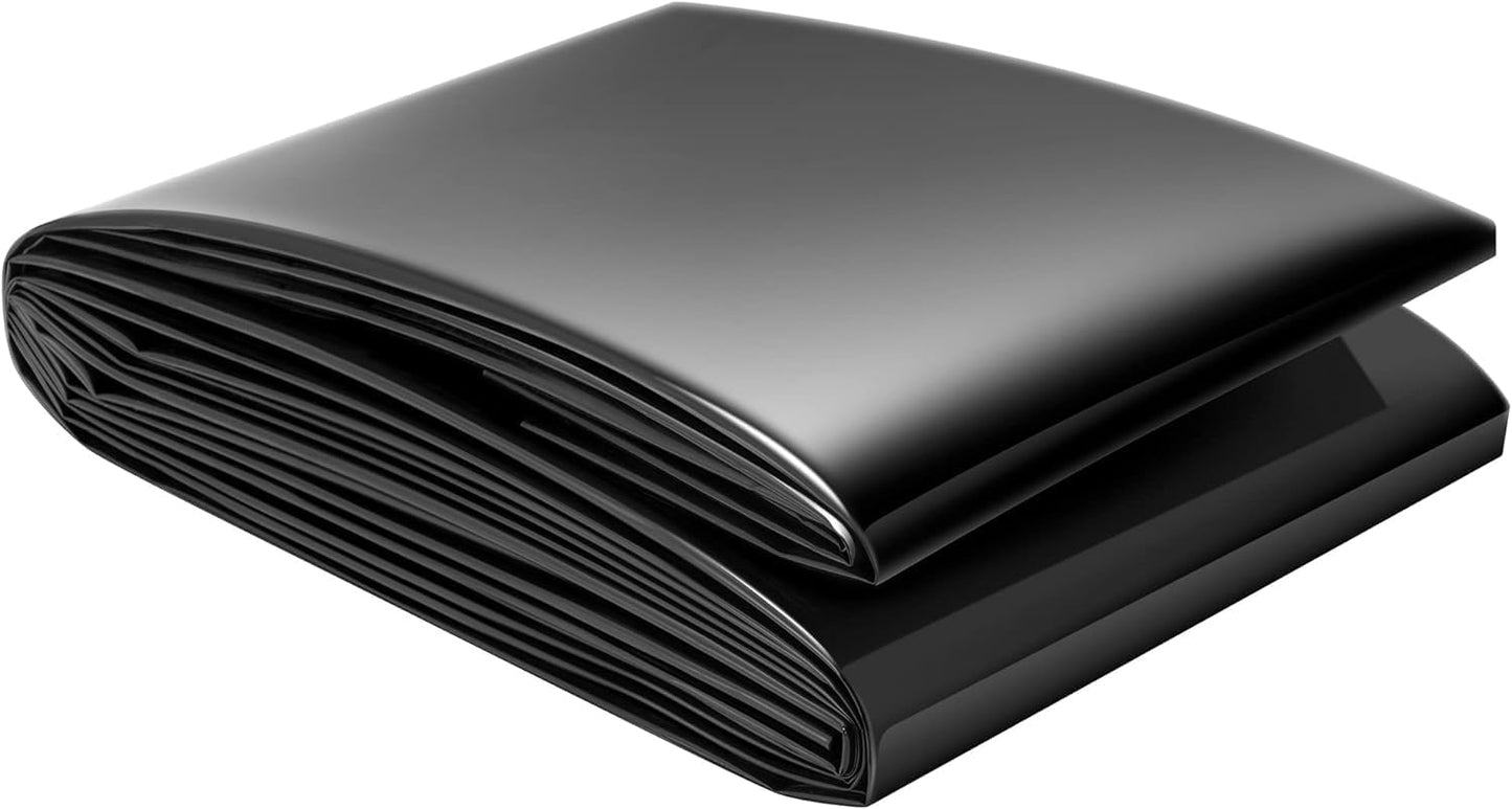 10x10 Ft Pond Liner, 45 Mil Thickness, Pliable & Durable Epdm Material, Easy Cutting & Uv Resistant, for Fish or Koi, Features, Waterfall Base, Fountains and Water Gardens