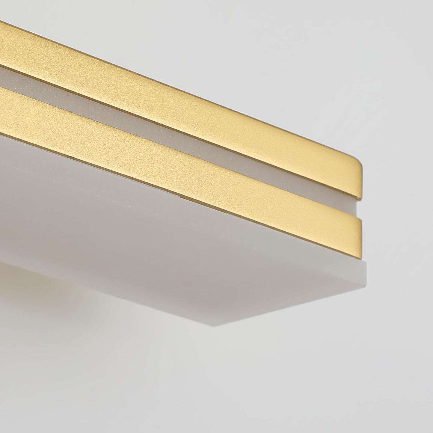 Sinerise 24-Inch Led Modern Bathroom Vanity Light Bar  Gold Modern Acrylic Bathroom Wall Lighting Fixtures Over Mirror (Cool White 6000K)