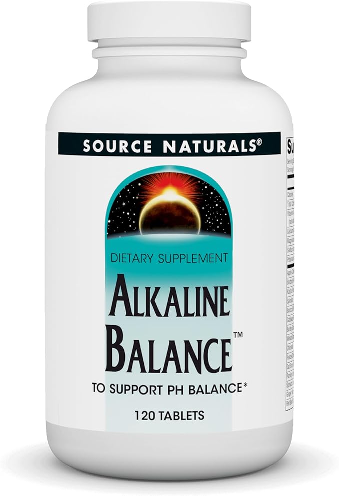Source Naturals Alkaline Balance to Support PH Balance* - 120 Tablets