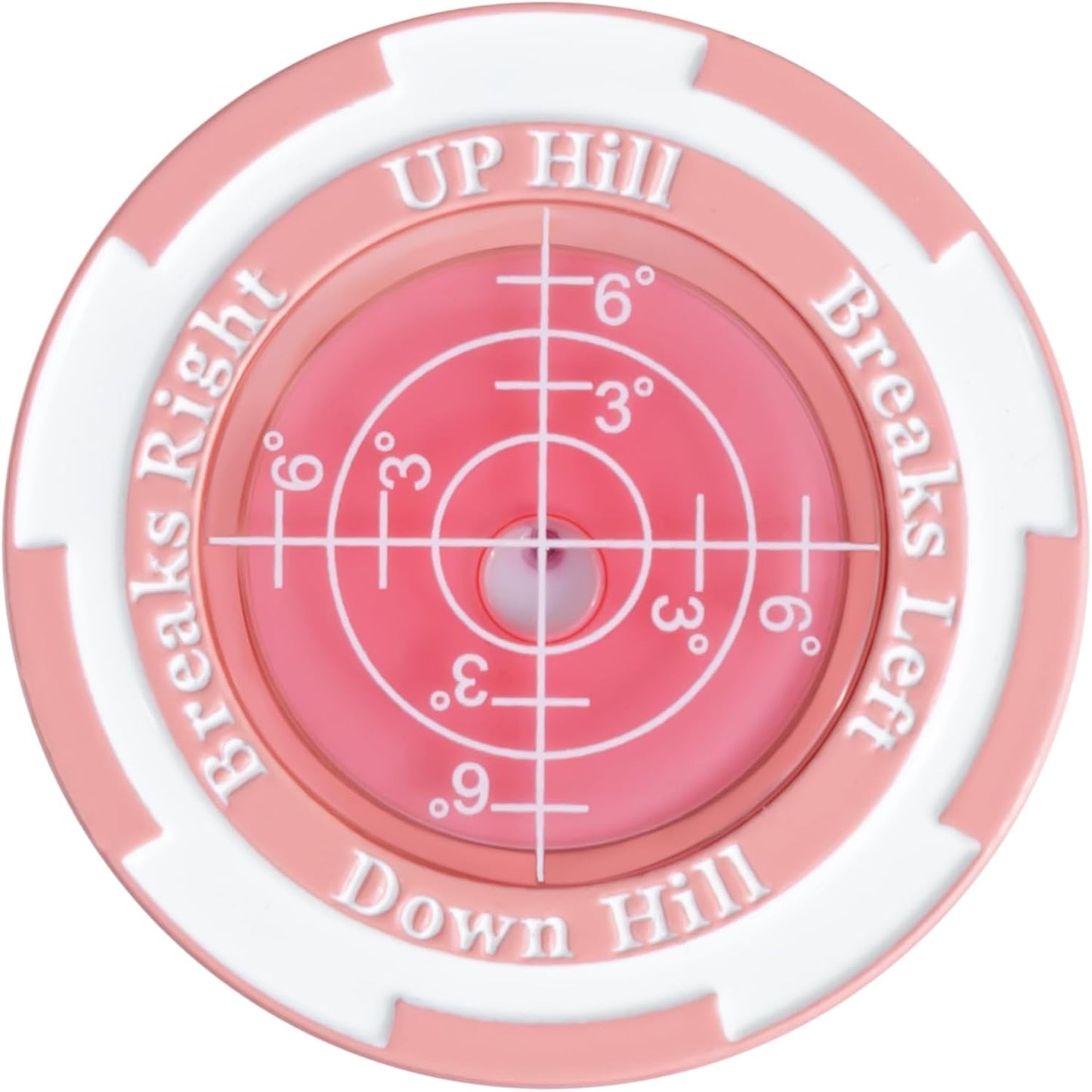 Golf Ball Marker - SmartLevel Ball Marker with High Precision Horizontal Bubble | Golf Putting Training Aid Accessories for Men & Women