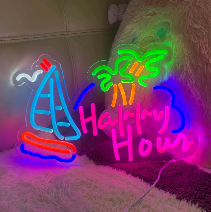 Ldgj Neon Light Sign Home malt-inspired Bar Pub Recreation Room Game Lights Windows Glass Wall Signs Party Birthday Bedroom Bedside Table Decoration Gifts Led X521