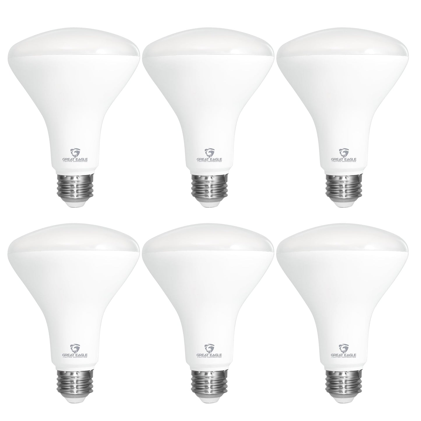 Great Eagle Br30 Led Bulb - 11W (75W Equivalent), 850 Lumens, 4000K Cool White, Dimmable, Ul Listed, 6 Count Pack