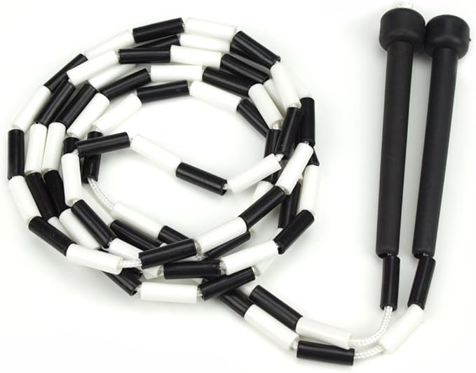 K-Roo Sports Jump Rope with Plastic Beaded Segmentation