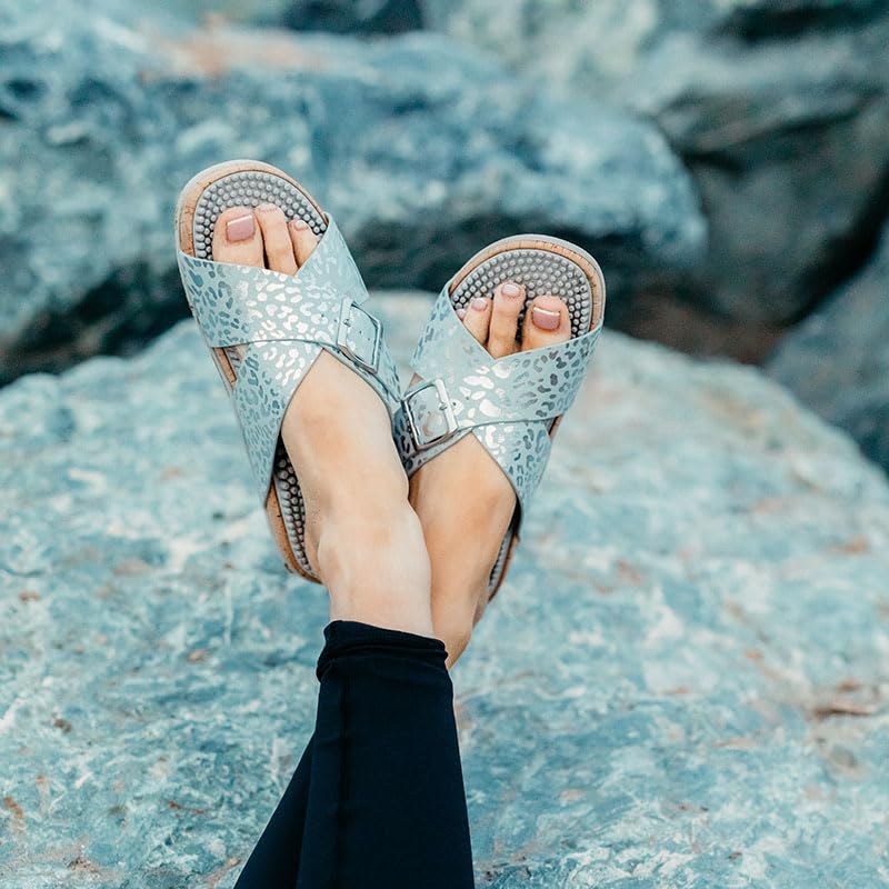 Revs Premium Reflexology Massage & Acupressure Sandals for Women. Vegan, Shock Absorbing, Cushion Sole with Orthotic Arch....