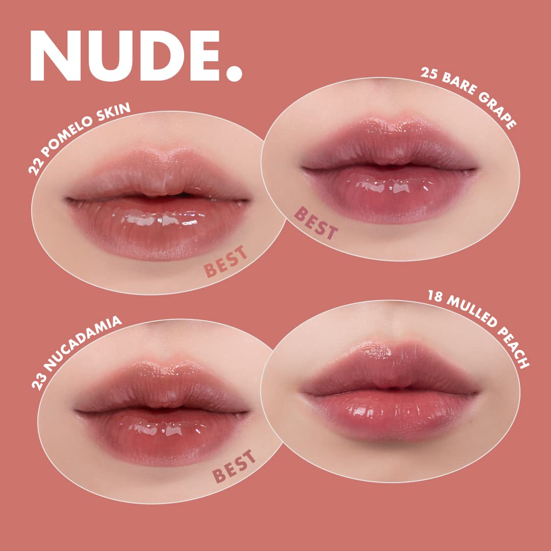 rom&nd Juicy Lasting Tint 22 POMELO SKIN, Vivid color, & Glossy Finish, Long-lasting, MLBB, moisturizing, Highly-Pigmented, Clea
