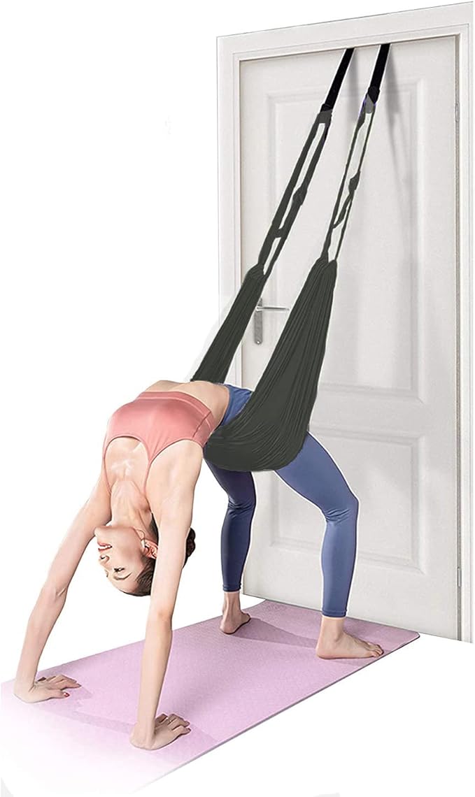 Fitness Yoga Stretching Strap, Adjustable Leg Stretcher Back Bend Assist Trainer, Improve Leg Waist Back Flexibility Home ...