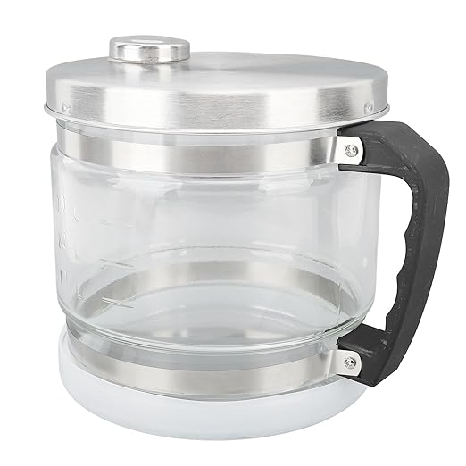 Water Glass Carafe for Distiller, 4L Distiller Water Container Replacement Glass Collection Bottle Compatible with Counter Top Water Distiller Filter