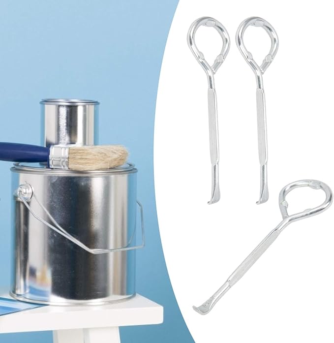 Paint Can Lid Opener 24Pcs Can Beer Jar Opener, Simple Design Multi Purpose Beer Jar Tin Manual Opening Tool, Sturdy Steel Lid Opener for Can Jar Tin Beer Convenient Portable