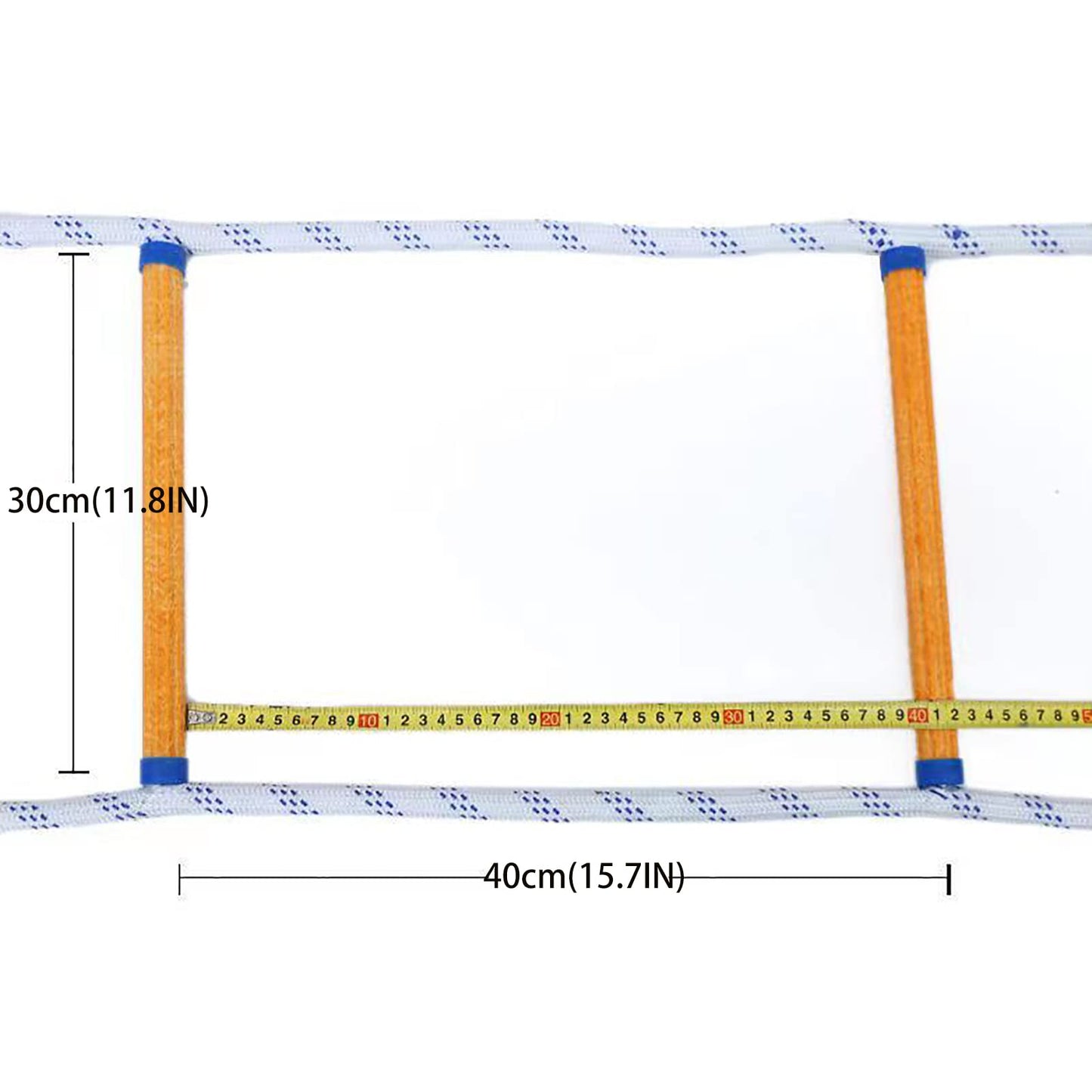 16ft Fire Escape Rope Ladder Emergency Fire Ladders Fire Escape Ladder for 2 Story