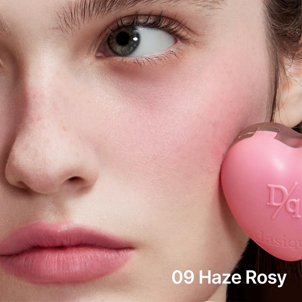 dasique Souffle Color Pot #02 Pomelo Pudding - Makeup Blush, Buildable Silky-Smooth Texture, Build-In Mini Brush, Multi-Use For