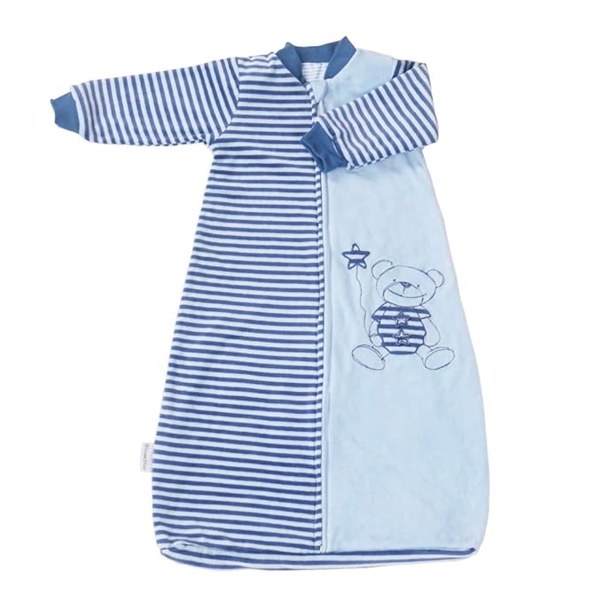 Toddler Sleeping Sack Long Sleeve 9-24M Cotton Velvet Tog 2.0 Warm12-18 Months Baby Wearable Blanket Soft Sleeping Bag wit...