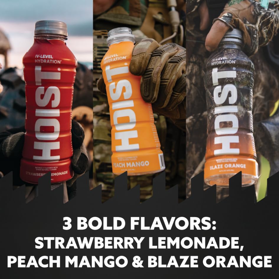 HOIST Premium Military Hydration Electrolyte Drink, Powerful IV-Level Hydration, Clinically Proven Performance Drink, Vari...