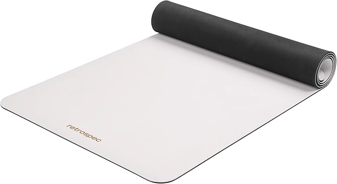 Retrospec Laguna 5mm Yoga Mat - Fitness Mat for Women, Men & Children, Slip-Resistant and Moisture Absorbing Exercise Mat ...
