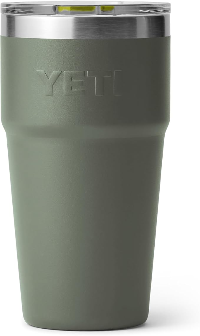 YETI Rambler 20 oz Stackable Tumbler, Stainless Steel, Vacuum Insulated with MagSlider Lid