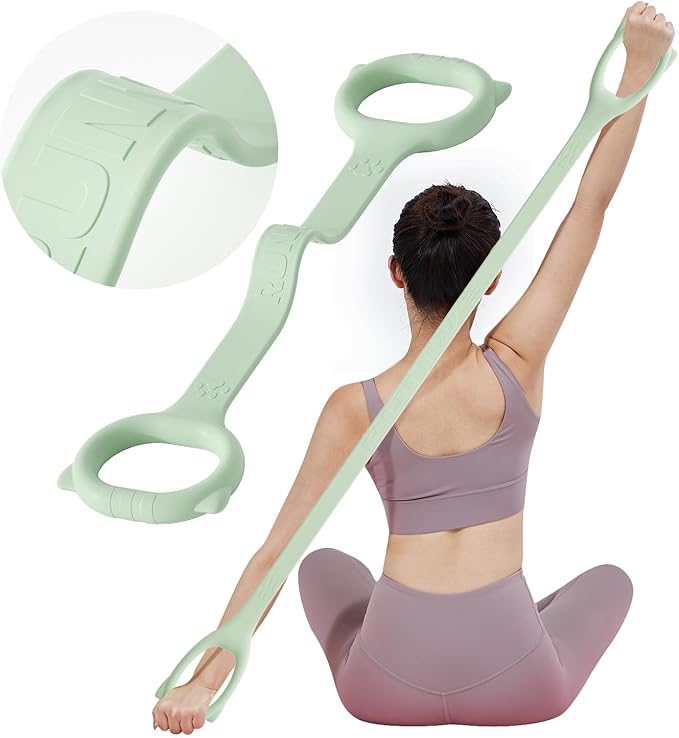 Figure 8 Workout Resistance Band - 3 Elasticities Optional 20 30 40lb, Thicker Durable Arm Back Shoulder Exercise Elastic ...