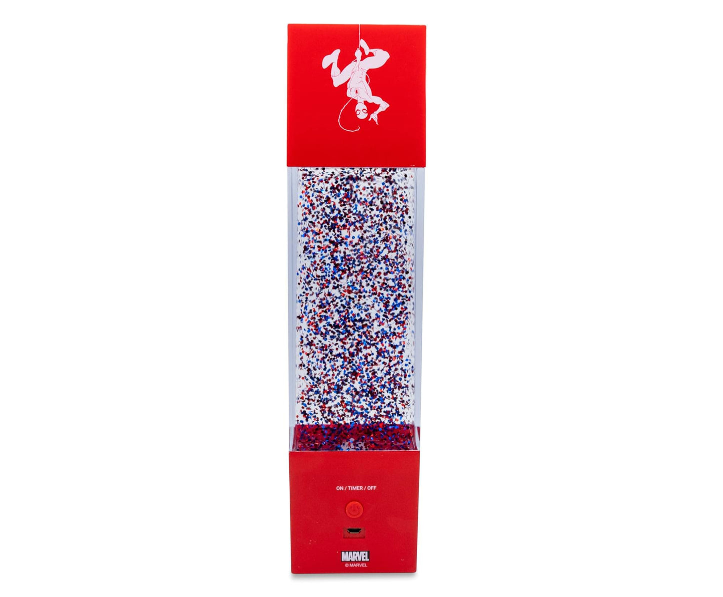 Ukonic Marvel Spider-Man Motion Lamp - LED Nightstand Light, 12 Inches, Metal, Home Decor for Bedroom, Desk, Living Room