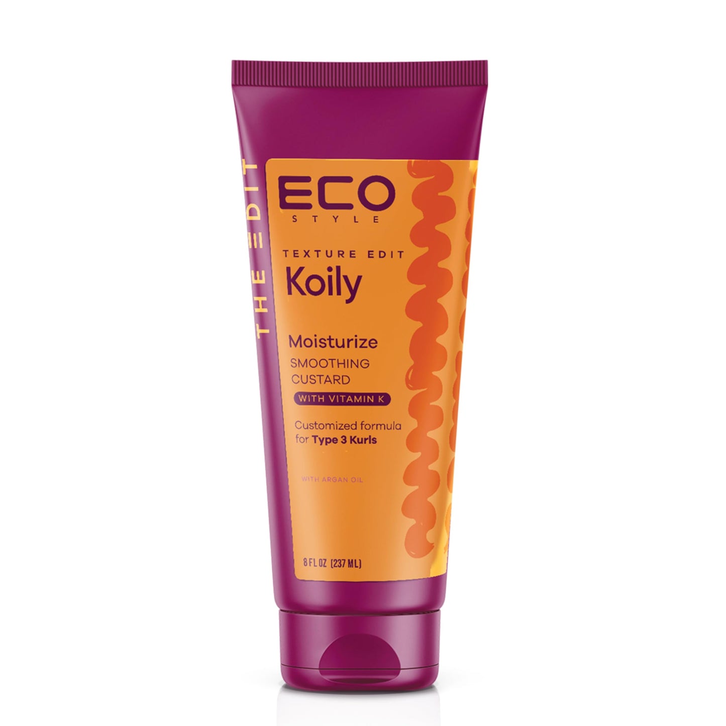Eco Style, Texture Edit, Koily Moisturize Smoothing Butter for Type 4 curly hair - A sulfate-free, ultra-rich curly hair conditi