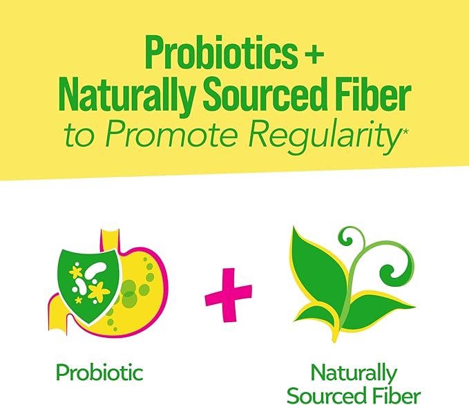 Culturelle Kids Probiotic + Fiber Packets (Ages 1+) - 24 Count - Digestive Health & Immune Support - Helps Restore Regularity (Packaging may vary)