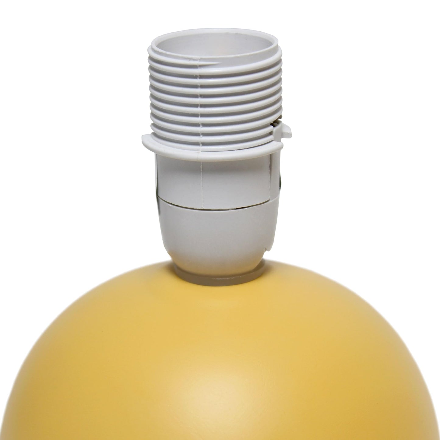 Simple Designs Ceramic Globe Table Lamp, Yellow, Model Lt2008-Ylw, Stylish Home Decor Lighting