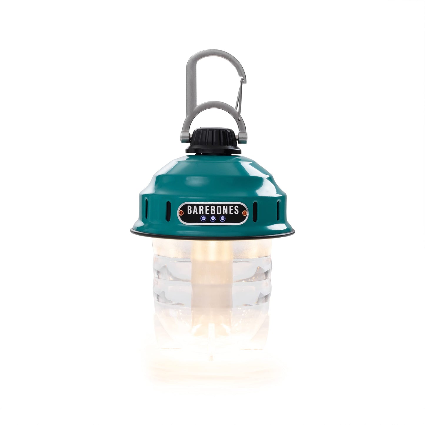 Barebones Beacon Hanging Light ·Rechargeable LED Lantern, Weatherproof, 6inx3in, Teal, Model LIV-236-DE