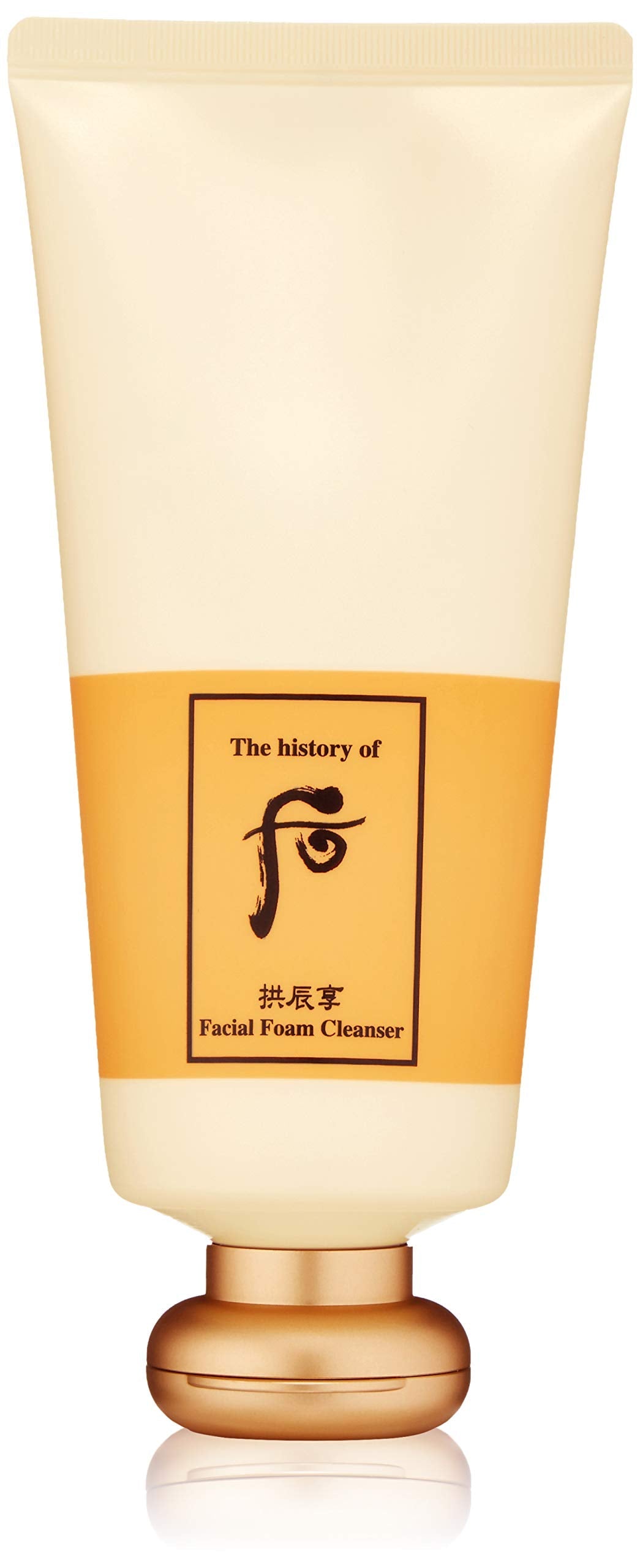 The History of Whoo Gongjinhyang Facial Foam Cleanser | Rich & Gentle Foaming Cleanser for Facial Grime & Makeup Removal | Fine