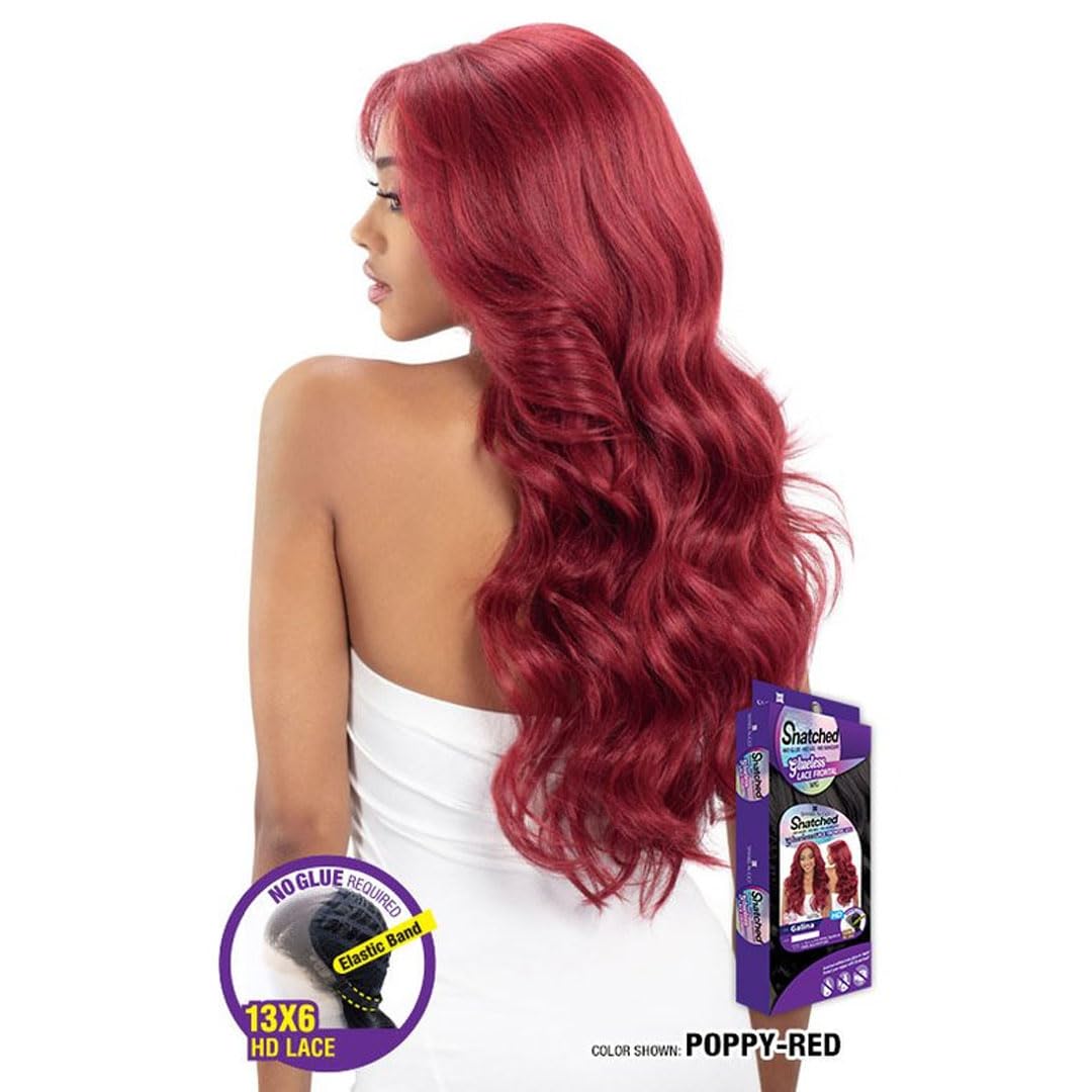 Shake-N-Go Snatched Glueless Lace Frontal Synthetic Wig - Galina (FFH-TOFFEE)