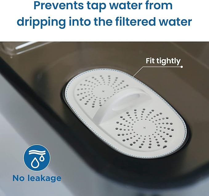 Waterdrop WD-PF-01A Plus NSF Certified Replacement Filters for WD-WFD-22L, WD-WFD-24, WD-WFD-40L Dispenser Filtration System, Reduces PFAS, PFOA/PFOS, Last Up to 2 Months or 200 Gallons (1 Pack)