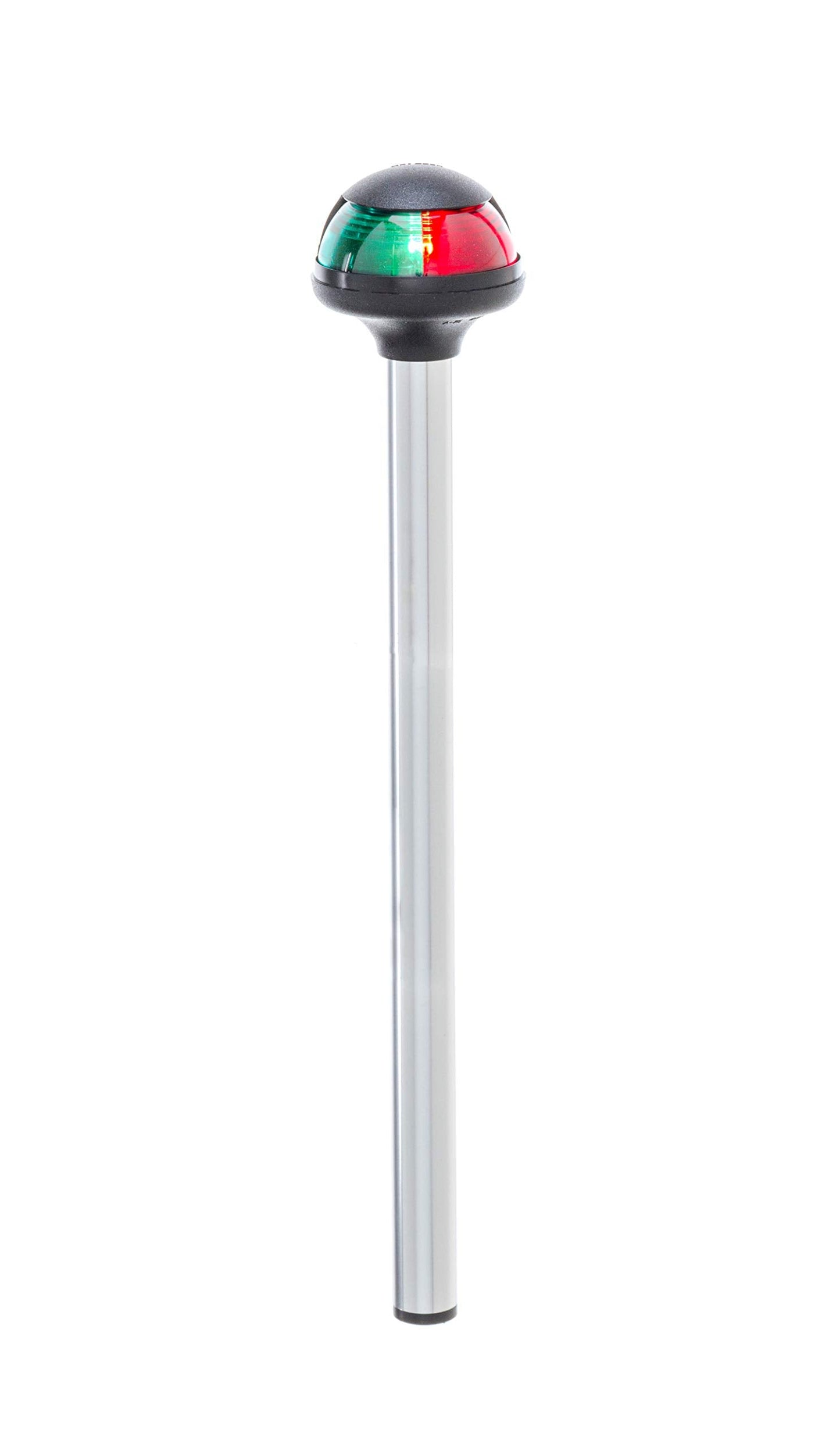 Attwood 5092-10-7 Pulsar Bi-Color 10-Inch Marine Boat Pole Light With 2-Pin Mounting Base Silver  One Size