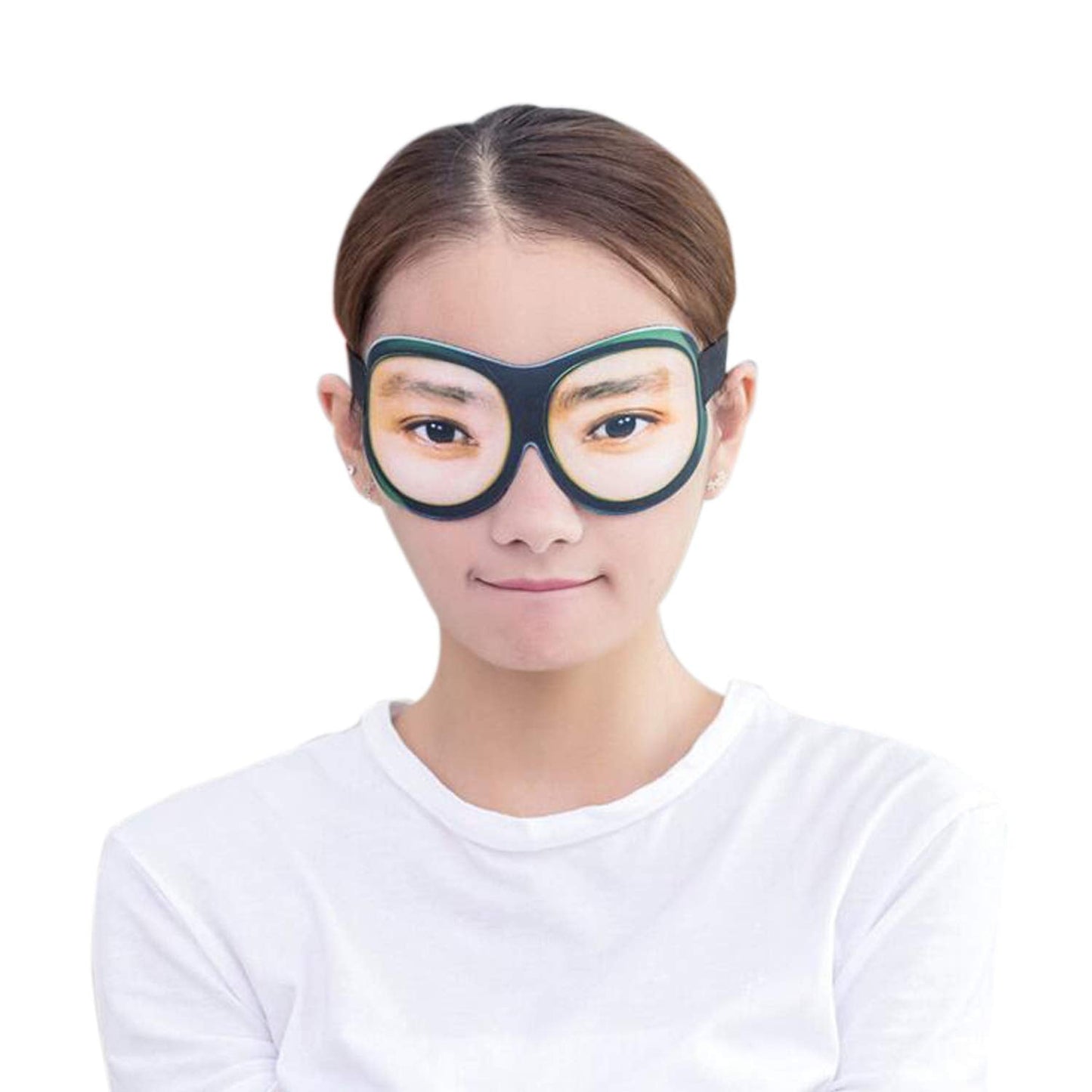 Honbay 3D Funny Eyeshade Soft Sleep Eye Mask with Adjustable Head Strap for Travel, Game, Party, Rest, Sleeping, etc (for Man)