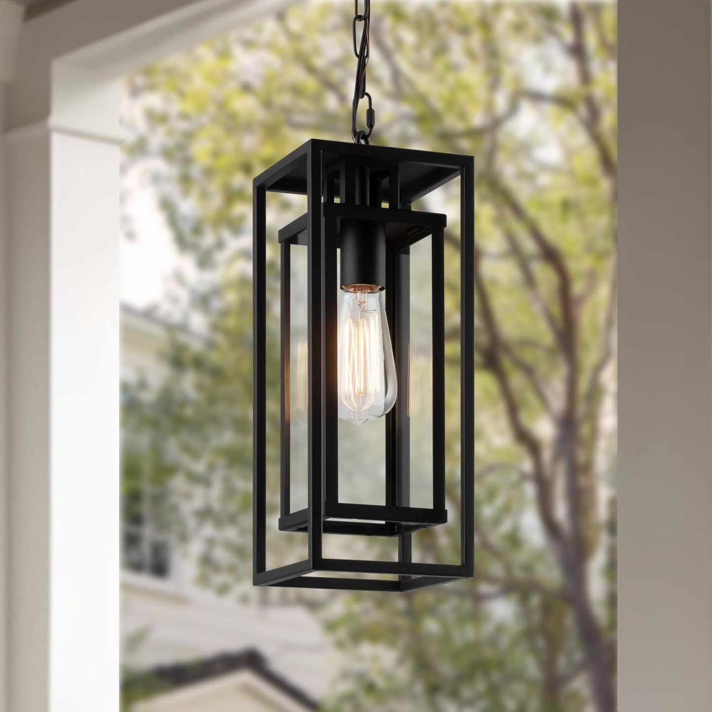 Mirrea 14 Outdoor Pendant Lights For Front Porch Hanging Lamps For House Outside Lighting Fixture For Patio Exterior Chandelier For Entryway Ceiling Lanterns For Gazebo