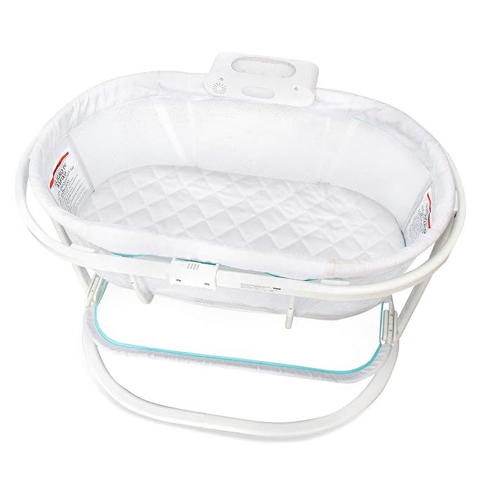 Bassinet Mattress Protector, Fits 14" x 30" UPPAbaby Bassinet & Snoo Smart Sleeper Baby Bassinet, Ultra Soft Waterproof and Breathable, Washer & Dryer